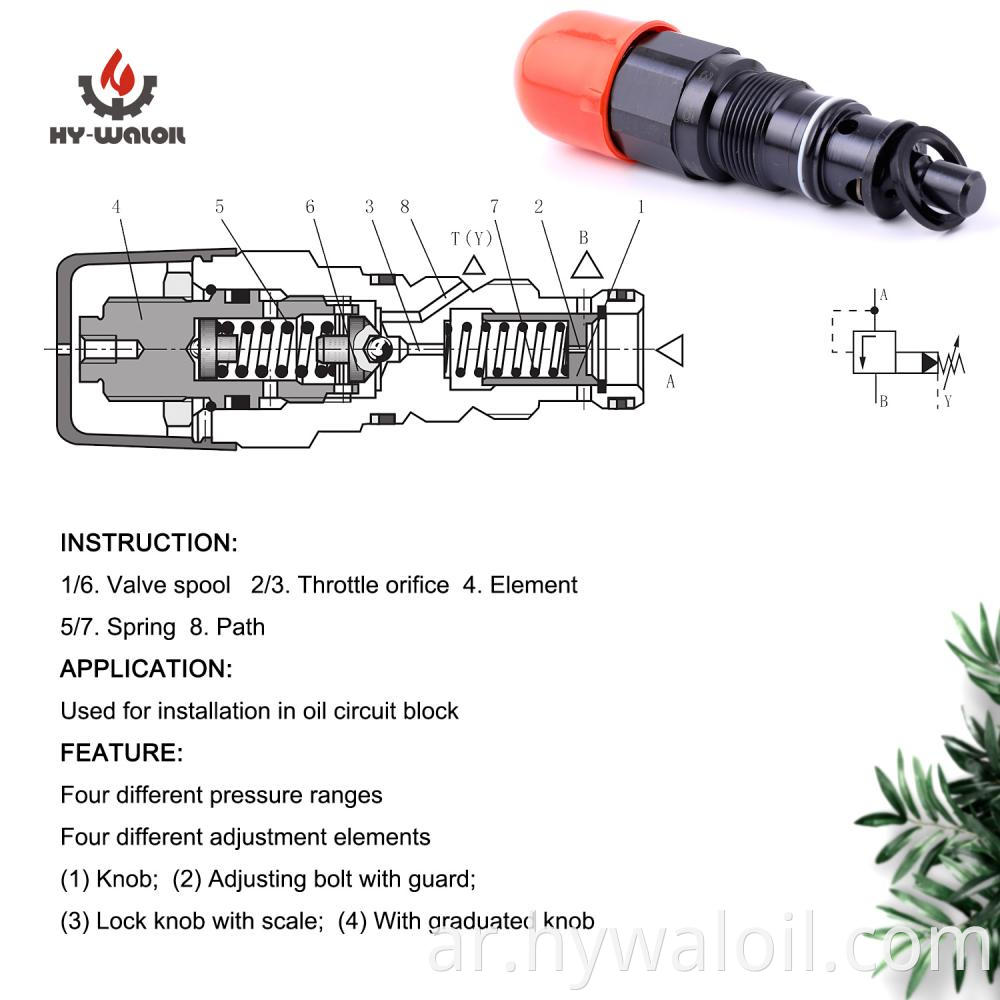 Hydraulic Overflow Valve